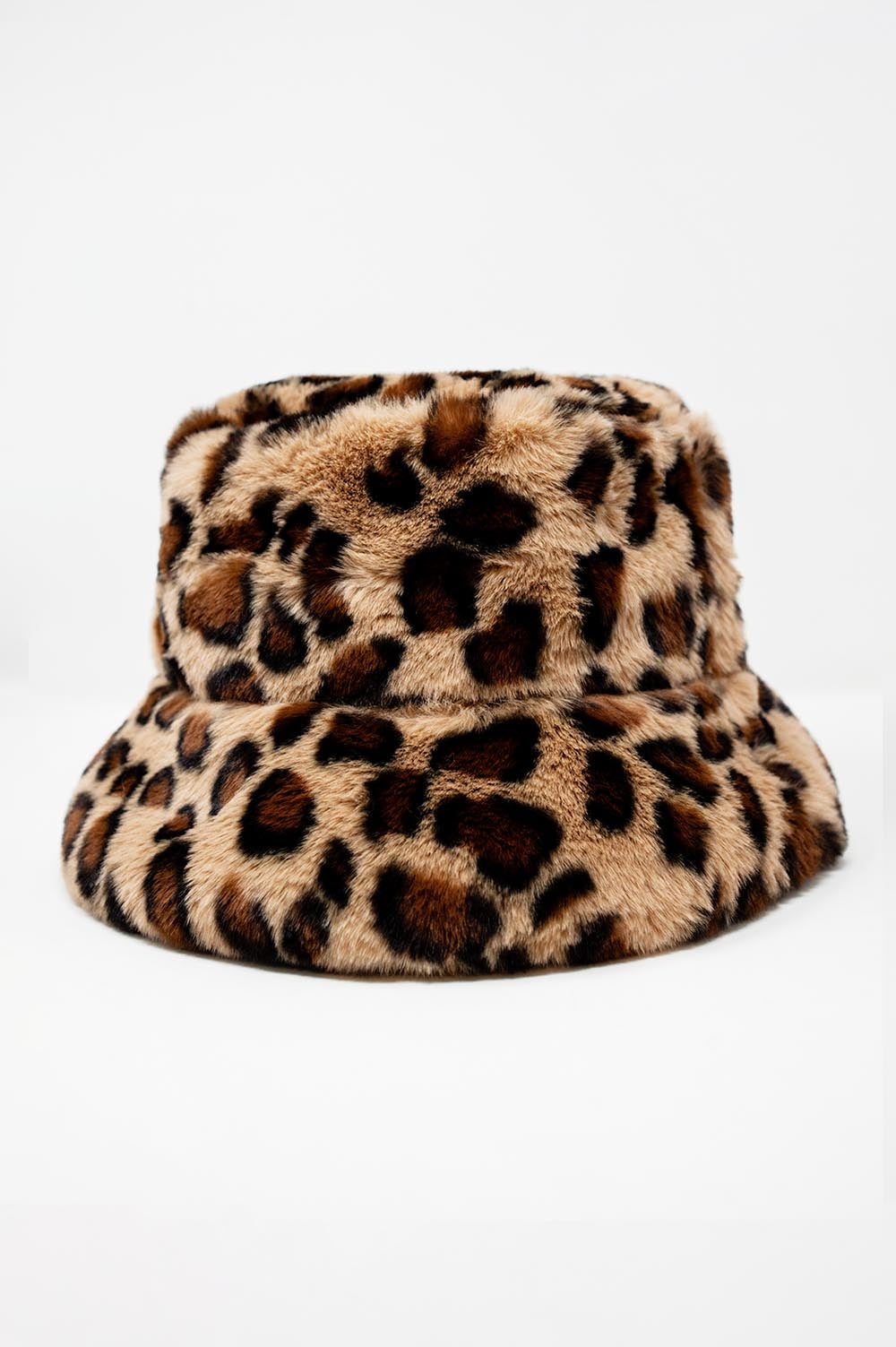 Brown bucket hat in animal print Szua Store