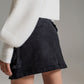 Cargo Mini Skirt in black - Szua Store