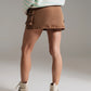 Cargo Mini Skirt in Camel - Szua Store