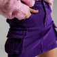 Cargo Mini Skirt in Purple - Szua Store