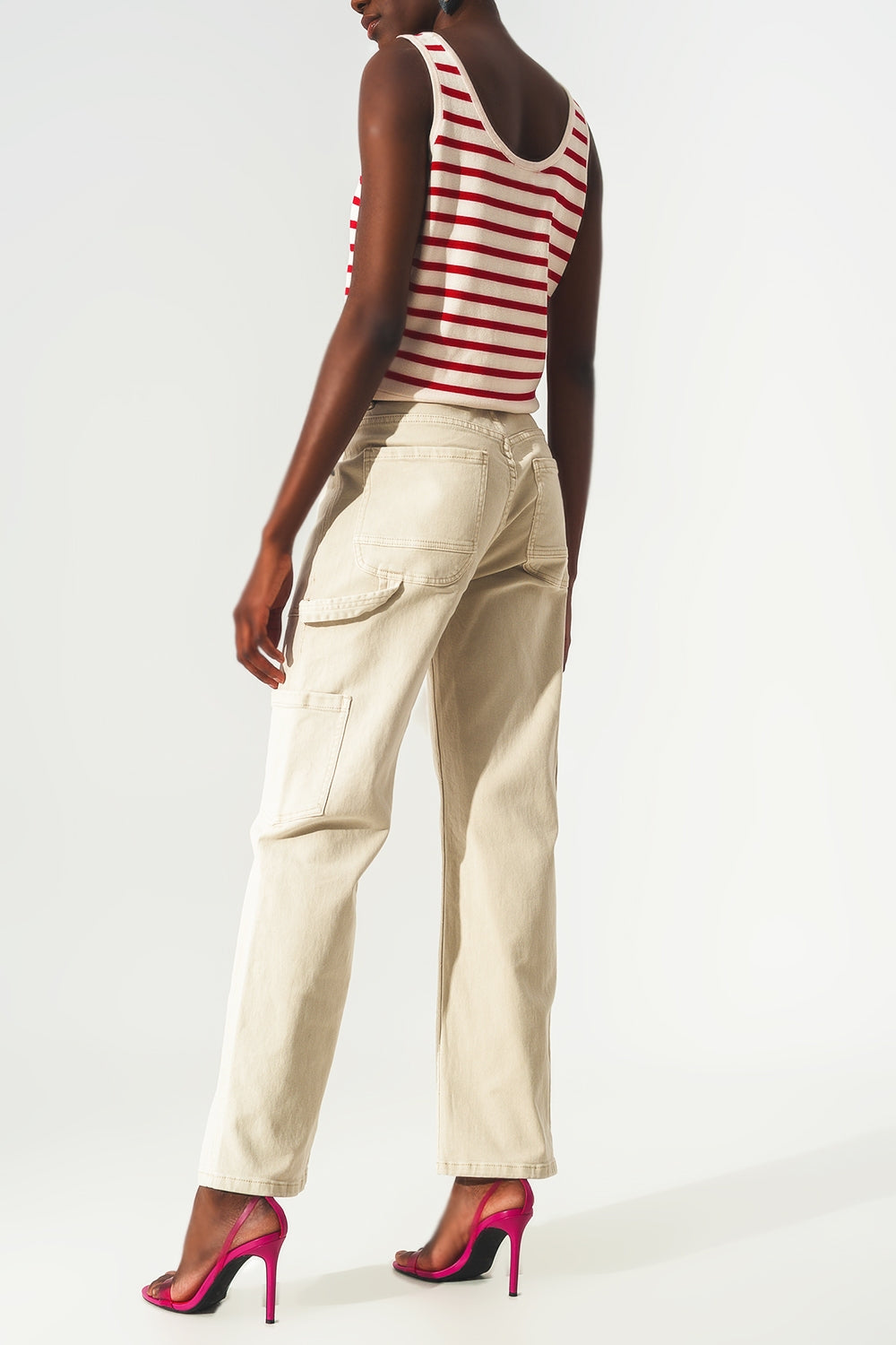 Cargo pants in beige - Szua Store