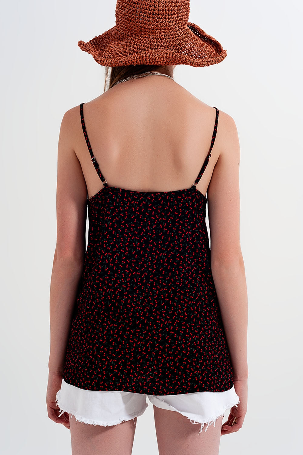 Cherry top in black Szua Store