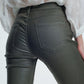 coated pants in khaki Szua Store