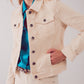 Cord jacket in beige Szua Store