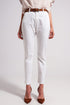 Cotton blend pants in white Szua Store