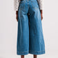 Cotton high waist cropped jeans in mid wash 90s blue Szua Store