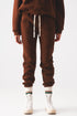 Cotton jogger in brown Szua Store