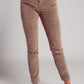 Cotton skinny cord pants in beige Szua Store