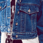 Cropped denim jacket in mid blue Szua Store