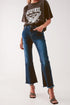 Cropped kickflare jeans in mid washing Szua Store