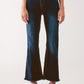 Cropped kickflare jeans in mid washing Szua Store