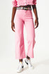 Cropped wide leg jeans in pink - Szua Store