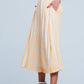 Culottes in yellow stripe Szua Store