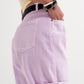 Denim mom shorts in lilac Szua Store