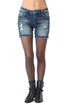 Q2 Denim shorts with rips