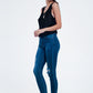 Distressed skinny fit jeans in mid wash Szua Store
