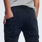 Drop crotch skinny jean in grey Szua Store