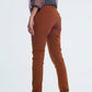 Drop crotch skinny jean in Orange Szua Store