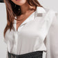 Ecru blouse with ruffle details Szua Store