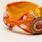 Embellished chunky headband in orange - Szua Store