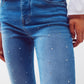 Embellished Jeans in Mid Wash - Szua Store