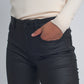 Faux leather skinny trousers in black colour Szua Store