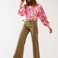 Flare Jeans in Khaki - Szua Store