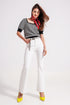 Flared jeans in white Szua Store