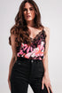 Floral printed cami with lace trim Szua Store