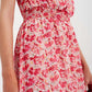 Floral sleeveless maxi dress in pink Szua Store