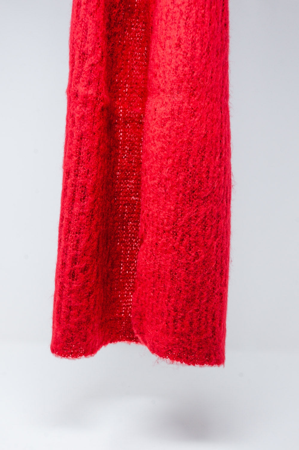 Fluffy red scarf Szua Store