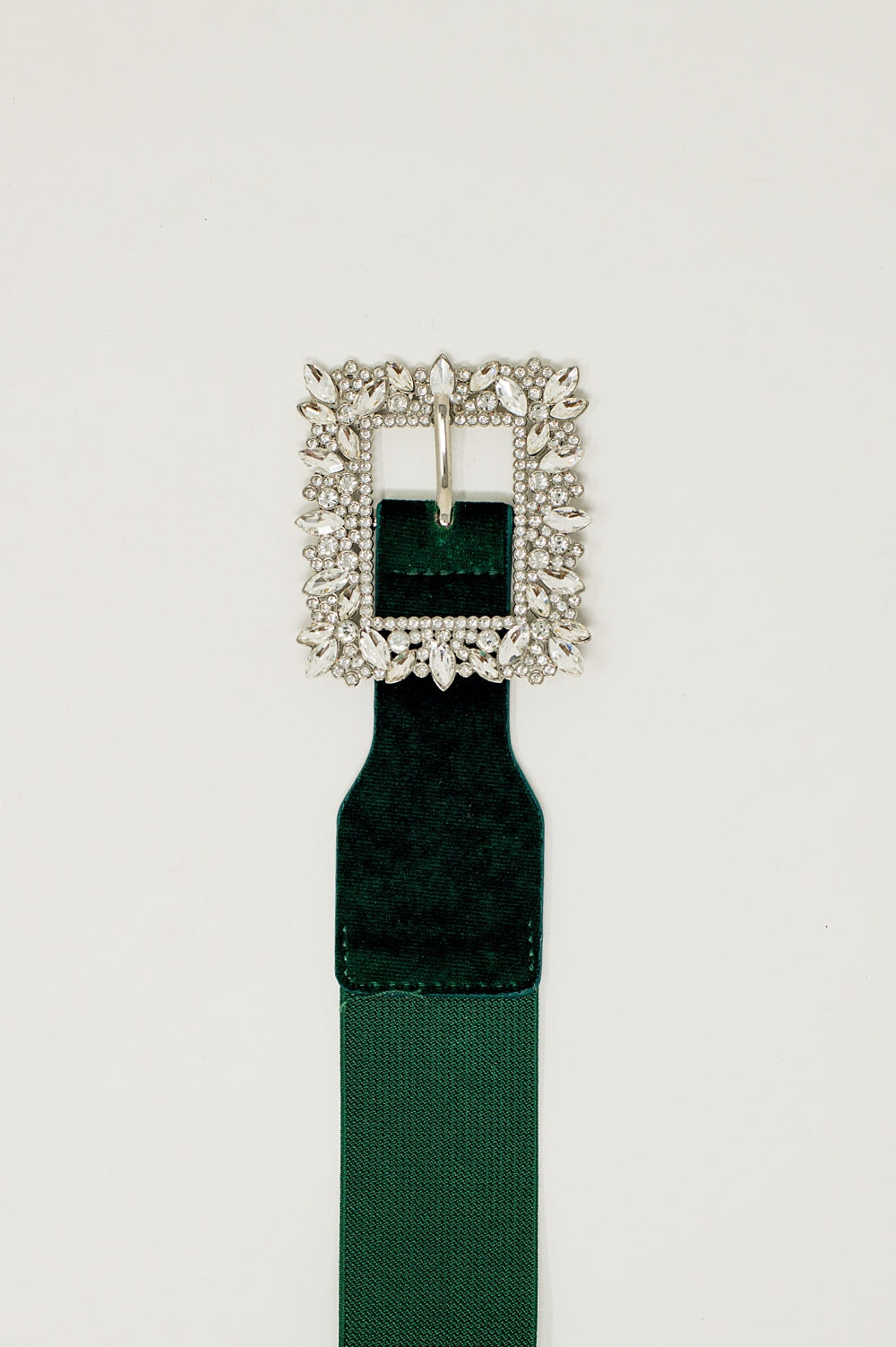 Green Belt with rhinestones and adjustable elastic - Szua Store