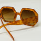 Hexagonal Oversized Sunglasses In Vintage Tortoiseshell - Szua Store