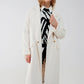 High quality Double breasted formal coat in cream Szua Store
