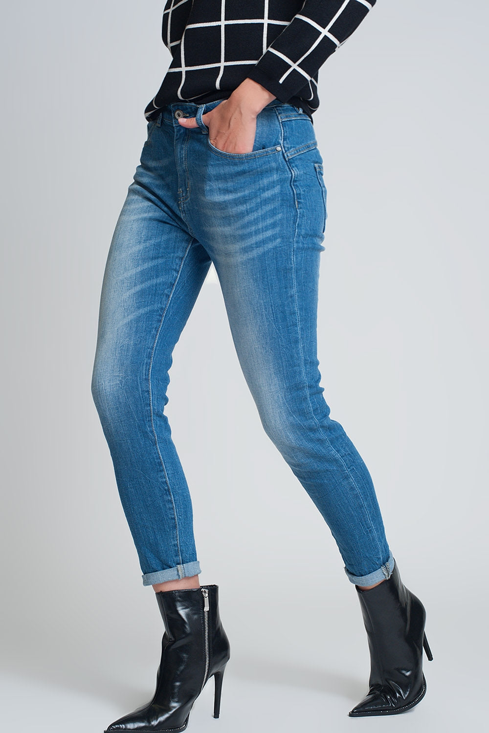 High rise farleigh slim mom jeans in lightwash Szua Store