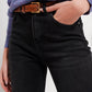 high rise slouchy mom jeans in black Szua Store
