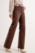 High rise slouchy mom jeans in chocolate Szua Store