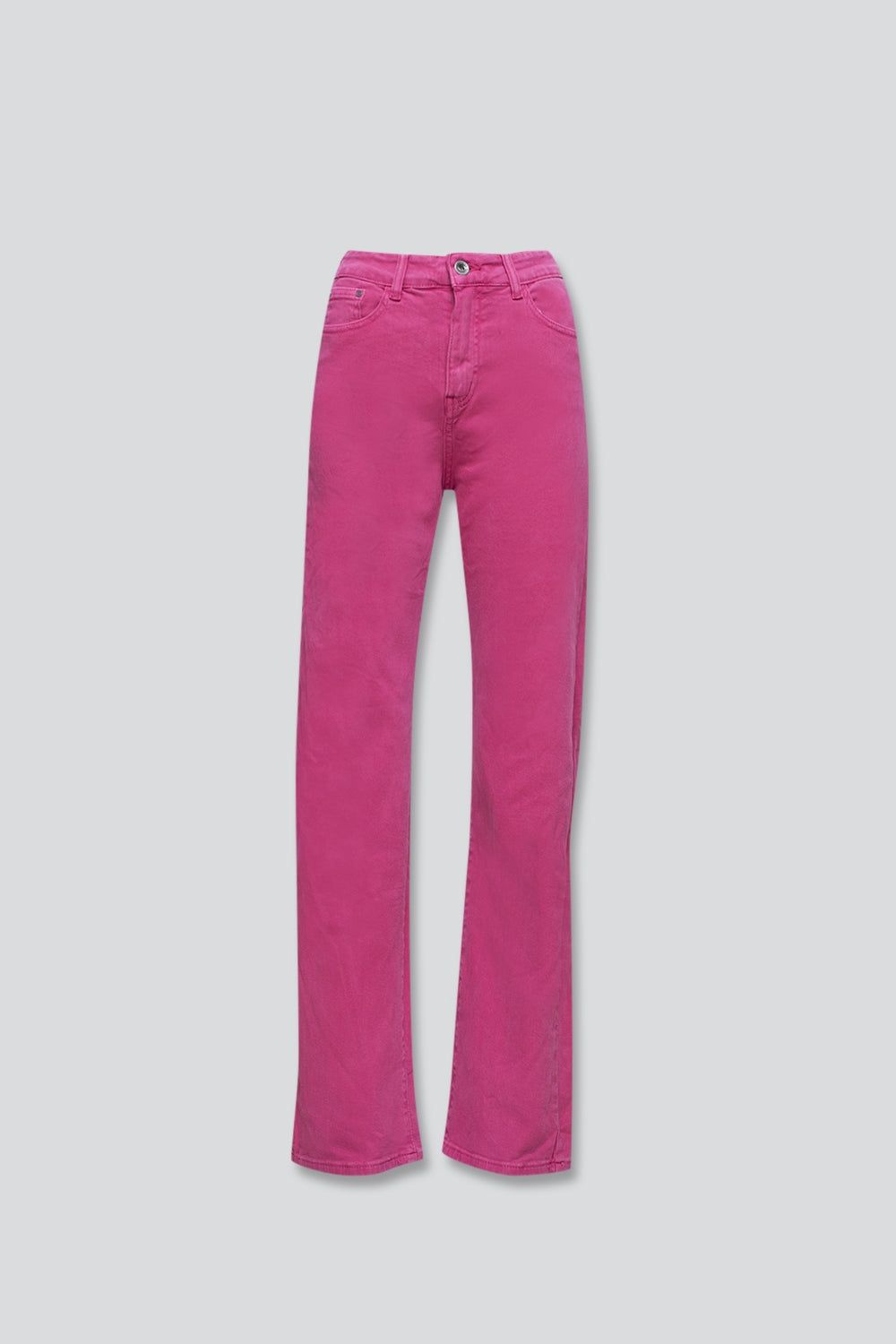 High rise slouchy mom jeans in fuchsia Szua Store