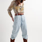 High rise slouchy mom jeans in lightwash Szua Store