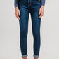 High waist skinny fit jeans in dark blue Szua Store