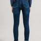 High waist skinny fit jeans in dark blue Szua Store