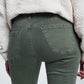 High waisted skinny jeans in green Szua Store