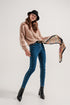 High waist super skinny jeans in medium blue Szua Store