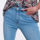 High-waisted jeans with glitter Szua Store