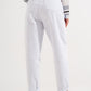High  waisted loose tapered leg jeans in white Szua Store
