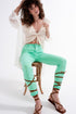 High waisted skinny jeans in pistachio Szua Store