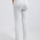 High waisted skinny jeans in white Szua Store