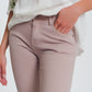 High waisted super skinny pants in pink Szua Store