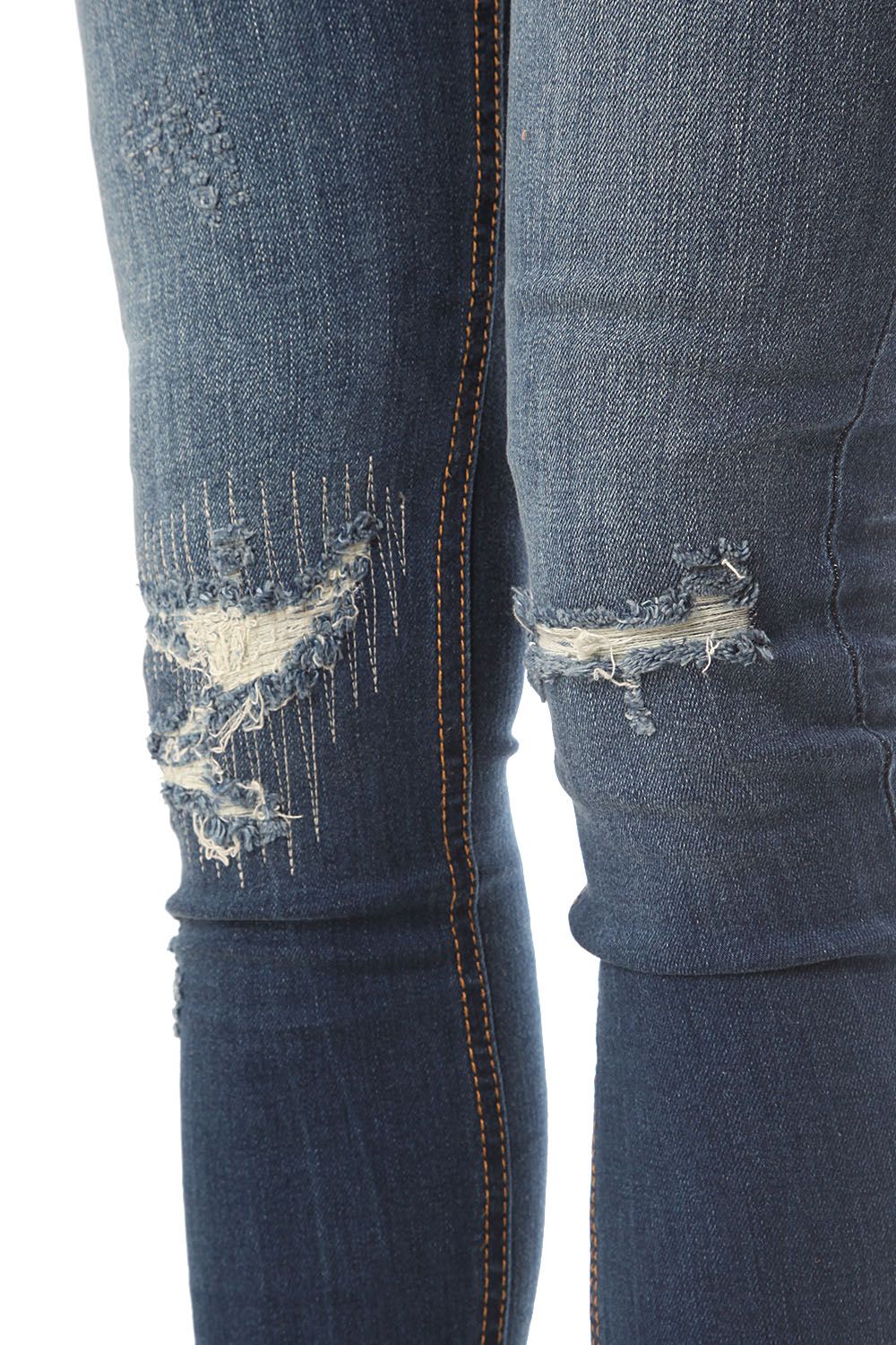 Highwaist skinny jean with distressed detailing Szua Store