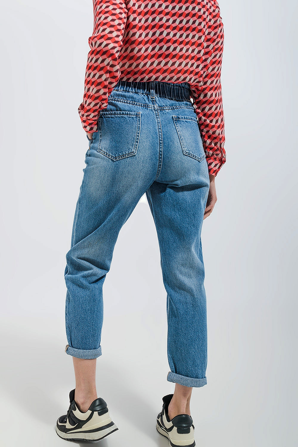 Jeans with emoji embellishment Szua Store